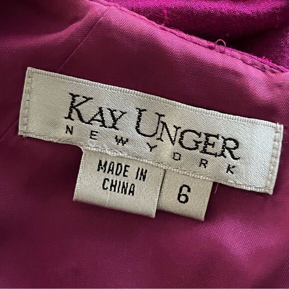 KAY UNGER NEW YORK 100% SILK Mod Mini Dress Size 6 - Picture 8 of 9